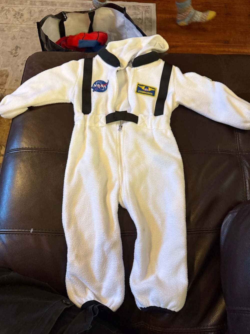 Cuddle Club NASA Astronaut Fleece Bunting Costume Romper 12-18 Months